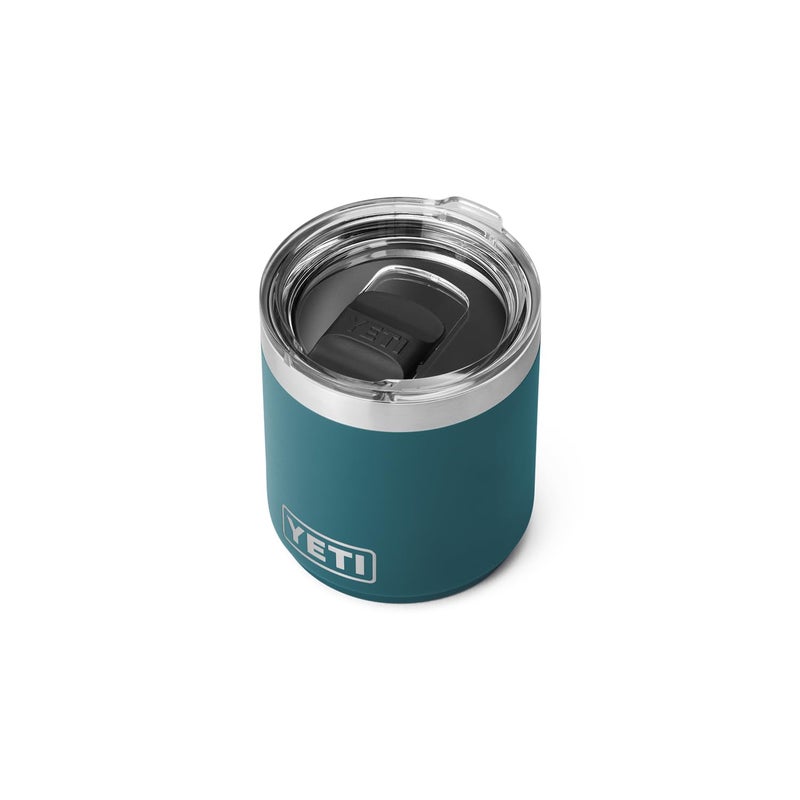YETI Rambler 10 oz Stackable Lowball 2.0, Vacuum Insulated, Stainless Steel with MagSlider Lid, Agave Teal - Image 1