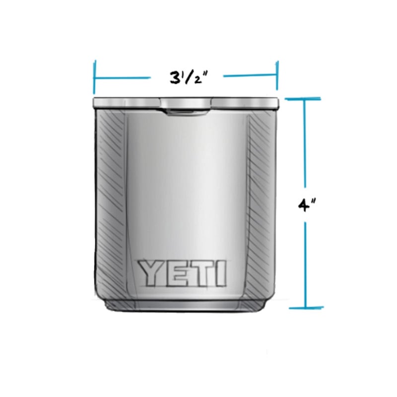 YETI Rambler 10 oz Stackable Lowball 2.0, Vacuum Insulated, Stainless Steel with MagSlider Lid, Agave Teal - Image 4