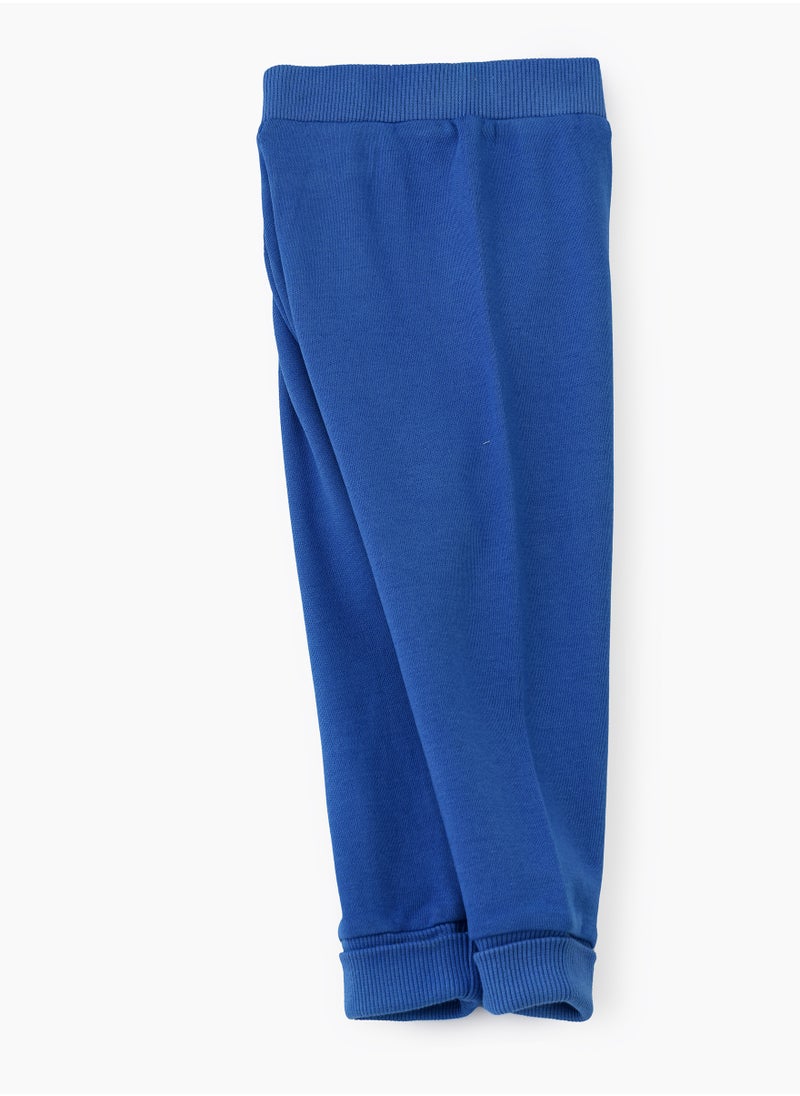 JAM Classic Blue Knitted Cotton Pants for Toddlers  - Image 3