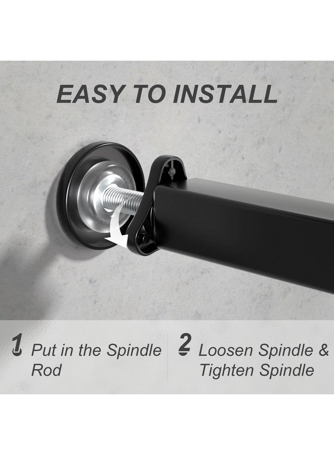 BalanceFrom Baby Gate Threaded Spindle Rod, 4 Pack M8 (8mm) Replacement Bolt Part for Baby & Pet Pressure Mounted Safety Door, Extra Long Wall Mounting Accessories Screws Rods for Stair Gates, Black - Image 5