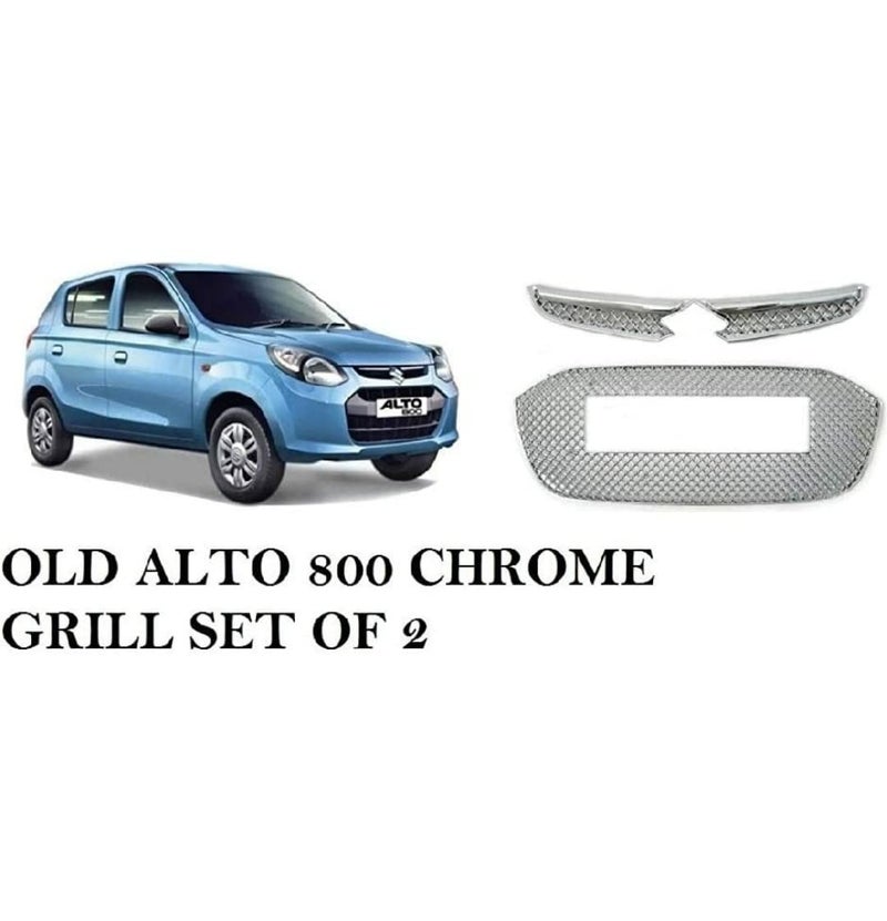 SDR Front Chrome Grill For Alto 800 Set of 2 - Image 2