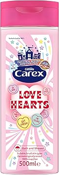 Carex Fun Editions Love Hearts Shower Gel Cleans Cares and Protects Bulk Buy Pack of 6 x 500 ml - Image 2