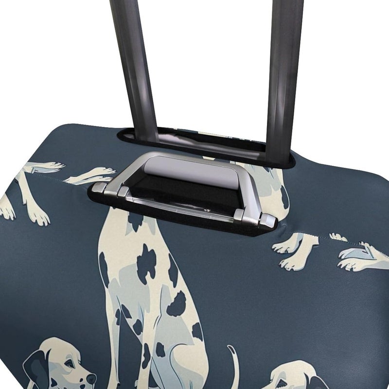 Dogs Luggage Cover for Suitcase, Elastic Travel Protector with Zipper, Washable Anti-Scratch Dustproof Luggage Sleeve Fits 22-24 Inch - Image 4