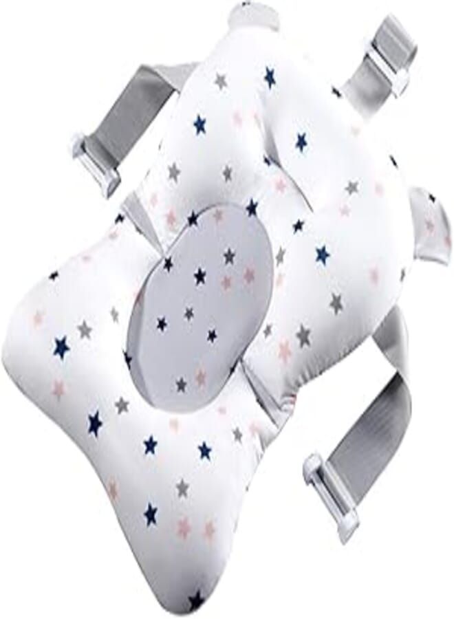 Baby Bath Cushion, Adjustable Infant Bath Support Seat Non-Slip Baby Bath Cushion for Bathtub by Fantastic-Kids-Toys 