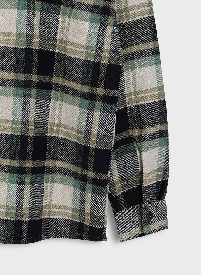 ال سي وايكيكي قميص أولادي بنقشة مربعات - Image 3