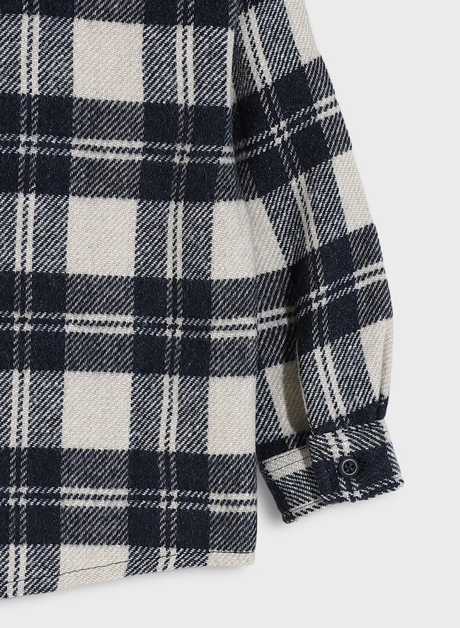 ال سي وايكيكي قميص أولادي بنقشة مربعات - Image 4