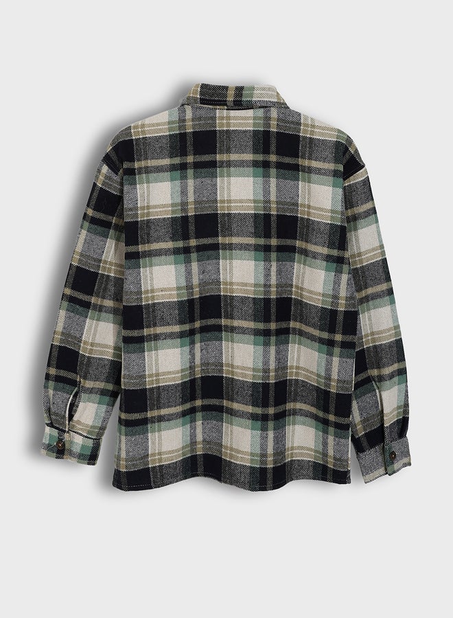 ال سي وايكيكي قميص أولادي بنقشة مربعات - Image 2