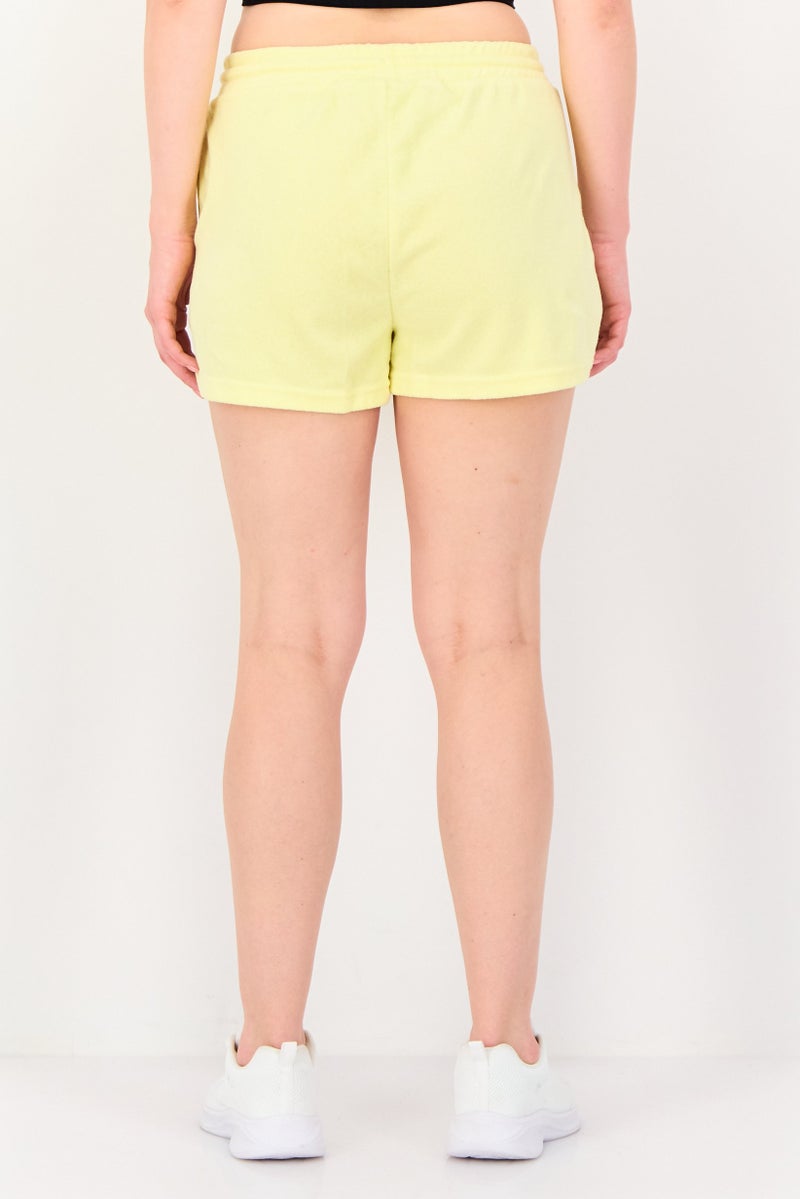 FILA Women Sportswear Fit Outdoor Shorts, Yellow - Image 3