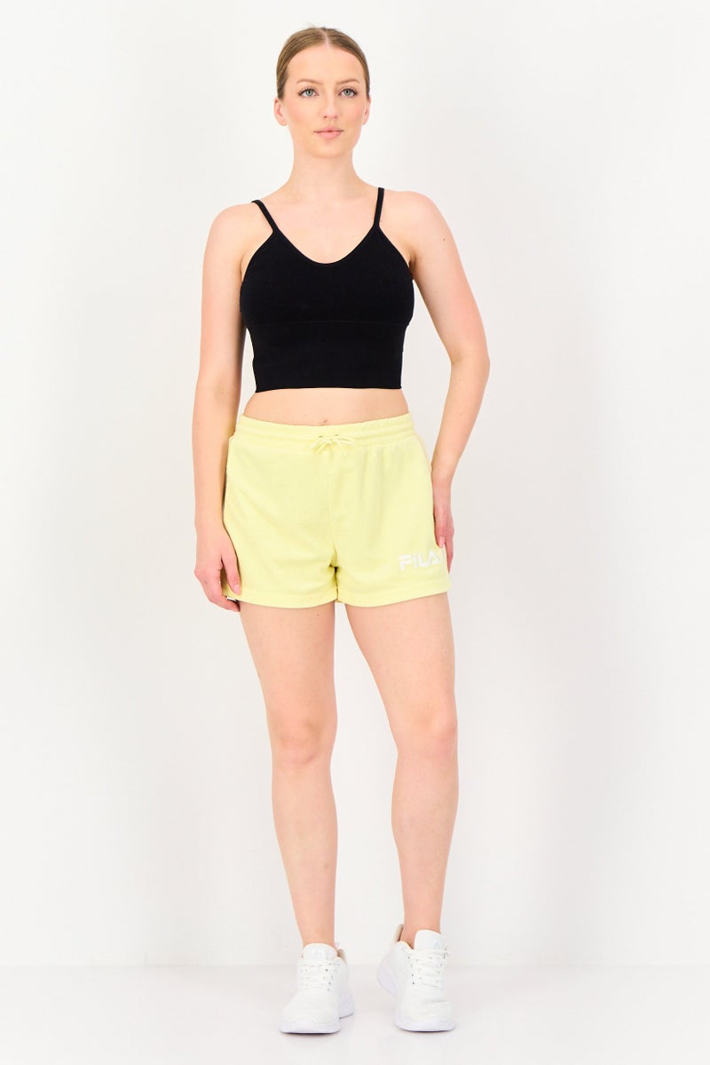 FILA Women Sportswear Fit Outdoor Shorts, Yellow - Image 4