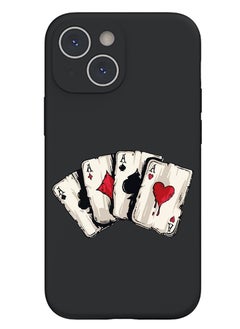 Protective Slim Fit Case Liquid Silicone Cover with Full Body Protection Anti-Scratch Shockproof Case For iPhone 13 Black  - Anti social social club copy