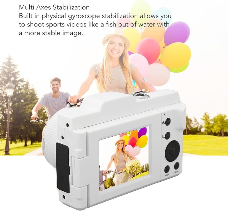 16MP Digital Camera 1080P FHD Video 16x Zoom Anti Shake Compact Point Shoot Camera for Kids Teens - Image 4
