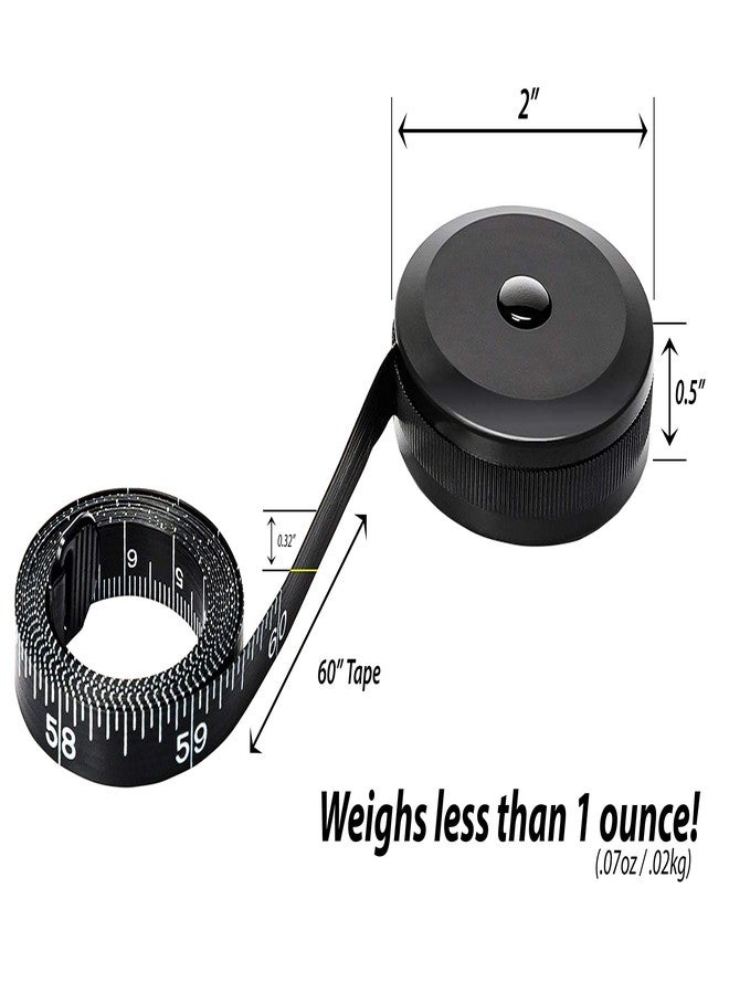 Ultima 3pc Double Scale Soft Tape Measure Set for Sewing, Quilting, Tailoring, Body Measurement & More - Image 2