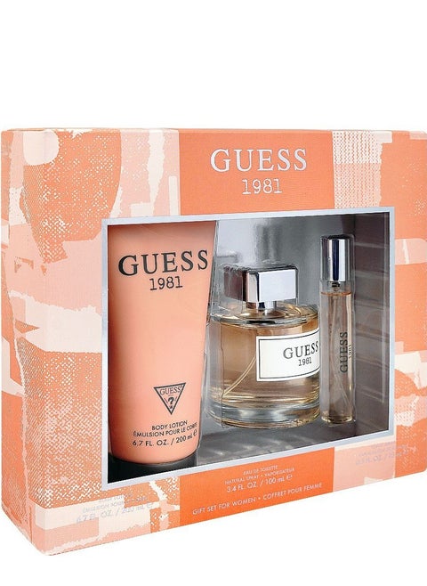 GUESS 1981 (L) SET EDT 100ML+200B/L+15ML 2023 NEW B