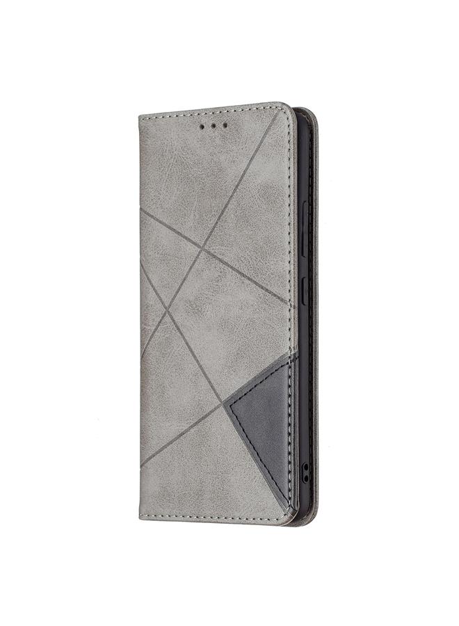 S-TOP Case For Samsung Galaxy A82 5G Rhombus Texture Horizontal Flip Magnetic Leather Case with Holder & Card Slots - Image 2