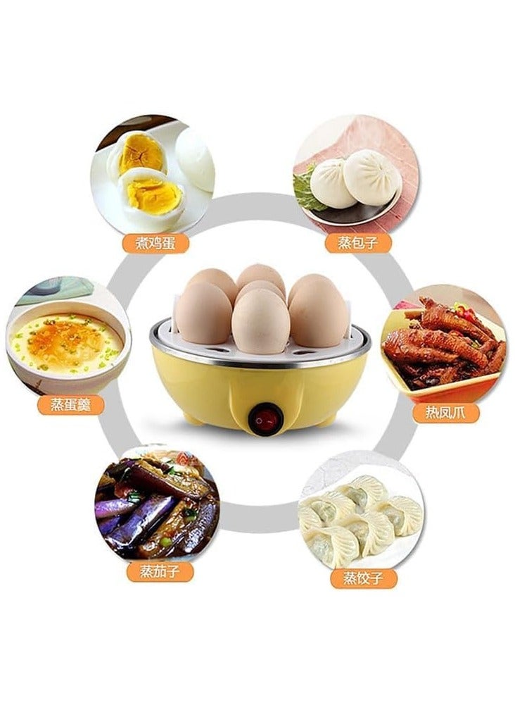 Wtrtr Electric Egg Boiler, 7 Egg Capacity, Automatic Shut-Off, Yellow - Image 5