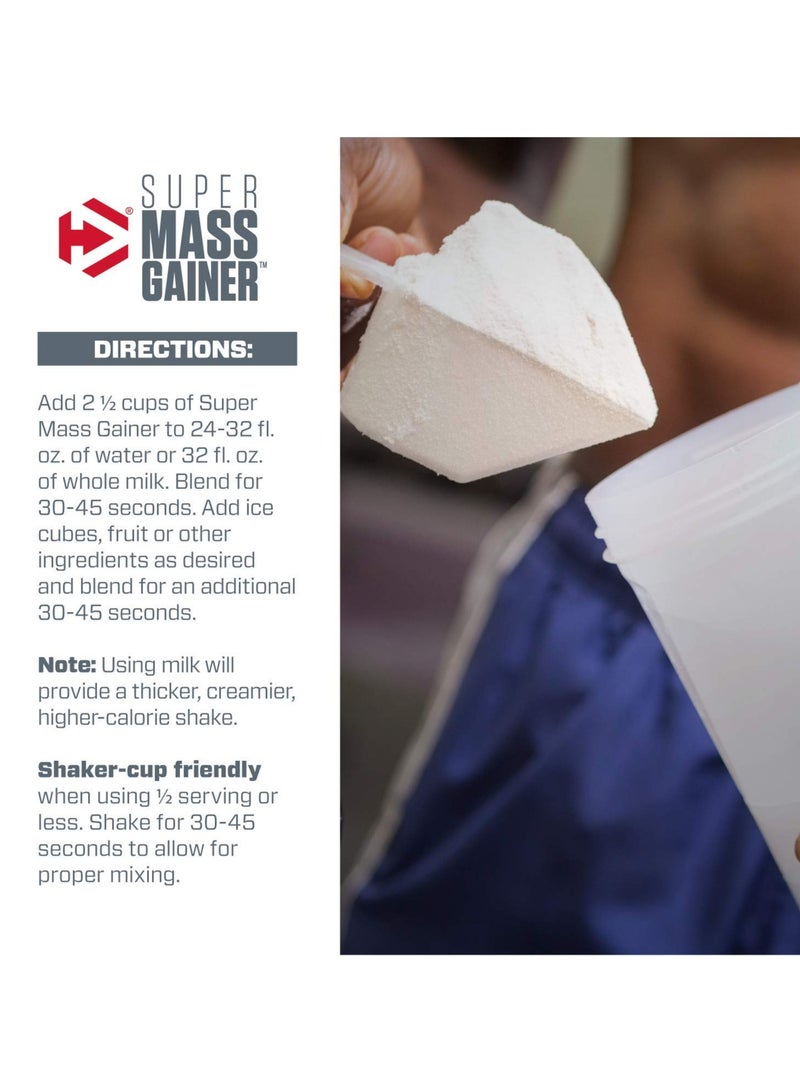 ديماتيز مكمل غذائي Super Mass Gainer بمزيج عالي من البروتين والكربوهيدرات، بنكهة الفانيليا اللذيذة، 12 رطلاً - Image 3