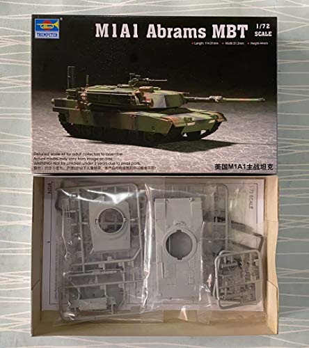 Trumpeter 172 US M1A1 Abrams Main Battle Tank - Image 1