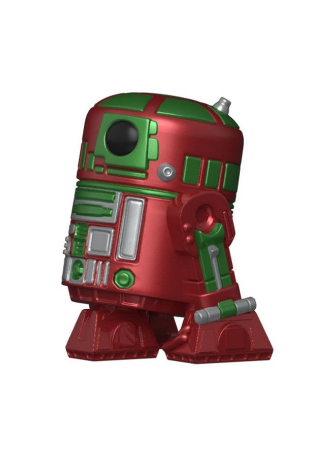 Funko Funko Pocket POP! & Tee: Star Wars - Holiday R2D2 - Metallic - Extra Large - (XL) - T-Shirt - Clothes with Collectable Vinyl Minifigure - Gift Idea - Toys and Short Sleeve Top for Adults Unisex Men  - Image 4
