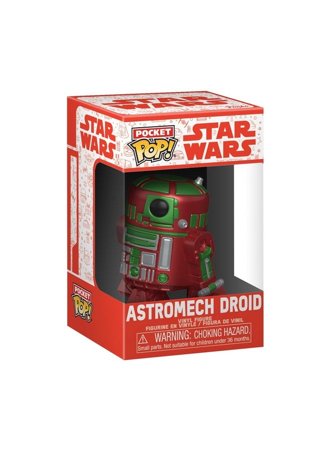 Funko Funko Pocket POP! & Tee: Star Wars - Holiday R2D2 - Metallic - Extra Large - (XL) - T-Shirt - Clothes with Collectable Vinyl Minifigure - Gift Idea - Toys and Short Sleeve Top for Adults Unisex Men  - Image 3