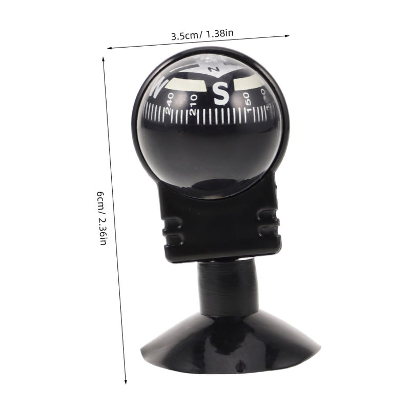 Foldable Car Compass with Suction Cup for Reliable Directional Guidance in Cars Boats Outdoor Activities - Image 3