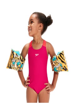 speedo Kids' Character Printed Swimming Armbands Orange  - Image 1