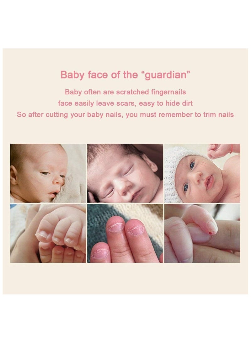 بلان A مبرد أظافر كهربائي للأطفال بدون حواف حادة مع حافظة، آمن لحديثي الولادة والبالغين، مجموعة العناية بالأظافر مع 6 رؤوس مكشطة للأصابع وأصابع القدم - Image 5