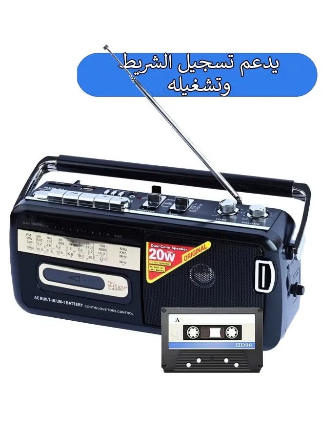 توسكانا يو - راديو ومشغل كاسيت محمول باليد يدعم يو اس بي و اتصال بلوتوث - Image 1