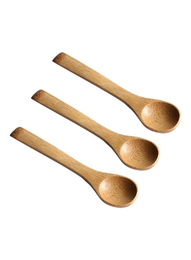 Sharpdo 3-Piece Wooden Spoons Brown 12.8x3cm