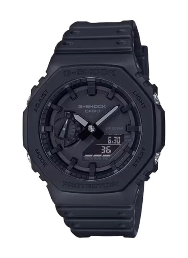 جي شوك Men's Resin Analog-Digital Watch GA-2100-1A1DR - 45.4 mm