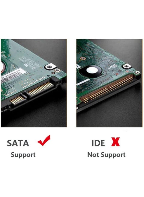 علبة محرك أقراص صلبة خارجية SATA إلى USB 3.0 مقاس 2.5 بوصة لأجهزة الكمبيوتر المحمولة تدعم محرك أقراص صلبة خارجي SSD وHDD مقاس 2.5 بوصة (OTN-UHD2)