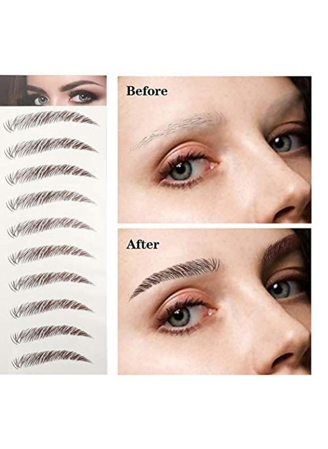 Beaupretty Eyebrow Tattoo Stickers, 5pcs Eyebrows Tattooed Waterproof, Stick On Eyebrows for Women  - Image 5