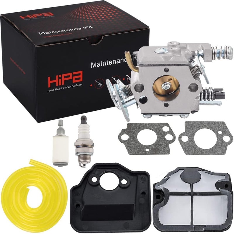 Hipa PP4620AVX Carburetor for Husqvarna 142 141 136 36 41 137 Chainsaw Replaces 530071987 WT-289 W-29 WT-202 WT-285 WT-529 WT-239 for Zama C1Q-W29E Carb - Image 1