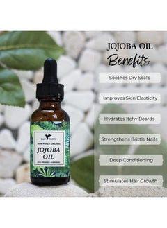 Baja Basics Organic Jojoba Oil Cold Pressed 100% Pure Moisturizer For Skin Face Body Nails And Hair Multipurpose Beauty Product Vitamin E Antiaging Serum For Men And Women 4 Oz Bottle  - Image 3
