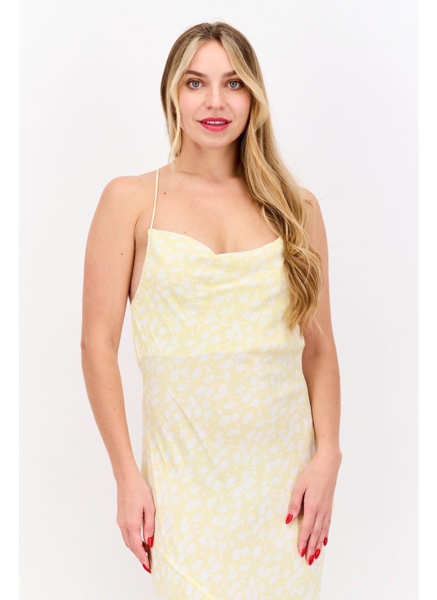 rvca RVCA x Camille Rowe Women Allover Printed Midi Dress, Multicolor  - Image 2