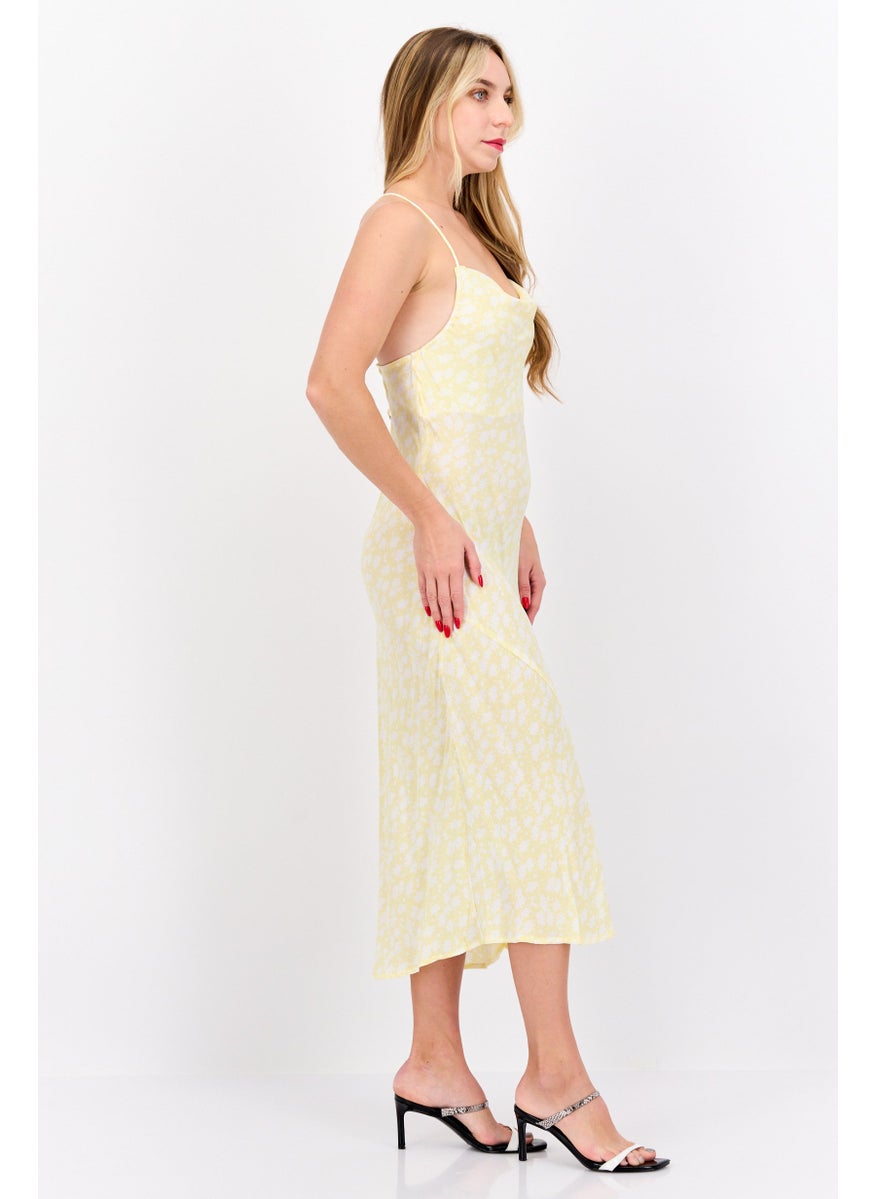 rvca RVCA x Camille Rowe Women Allover Printed Midi Dress, Multicolor  - Image 1