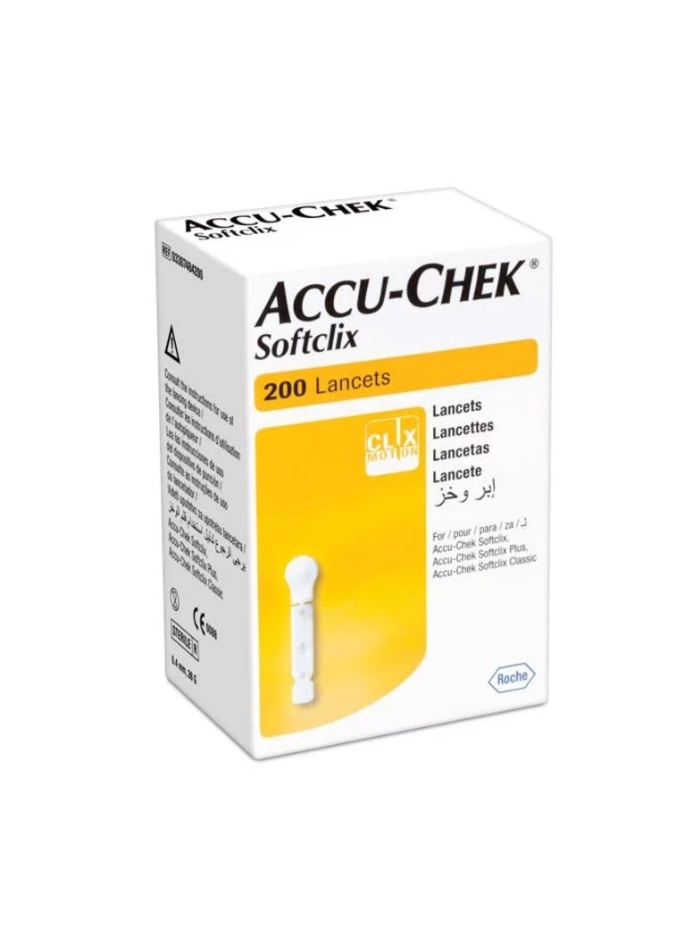 AccuChek Accu-Chek Softclix Lancet, Pack of 200 - Image 1