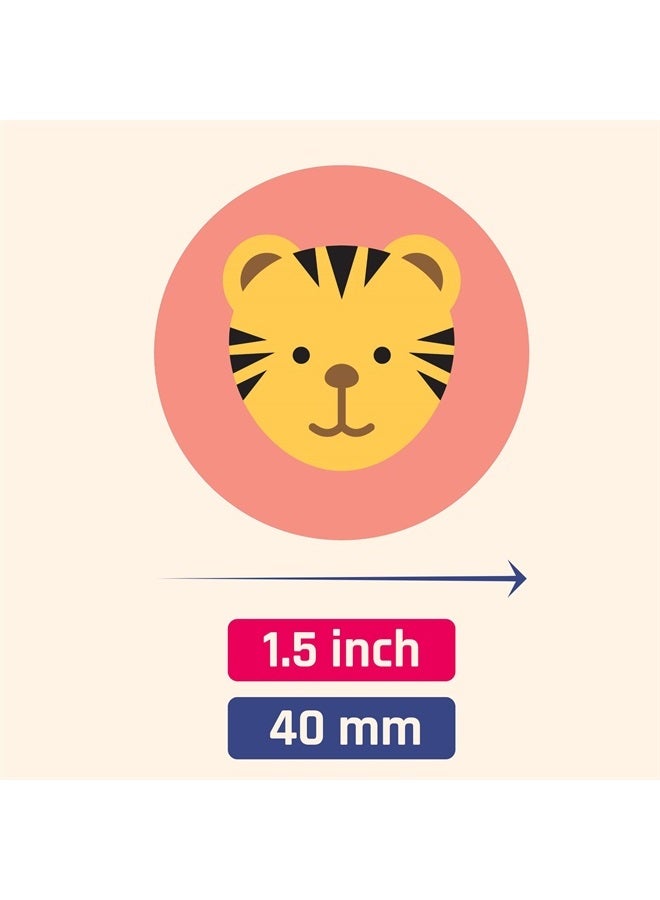 TownStix 40 Sheets - Animal Stickers Sheets - 400 Stickers, 1.5" - Image 4