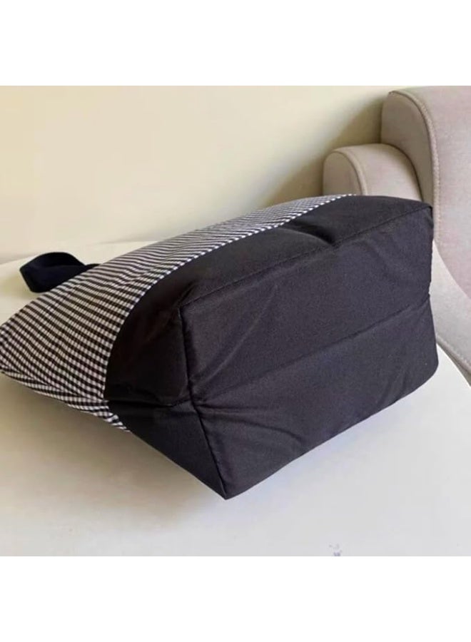 26L Large Insulated PVC Cooler Bag for Outdoor Food Storage, Portable Waterproof Thermal Lunch Bag for Work, Travel, and Camping (48 x 26 x 16 cm) (Grey and Purple) - Image 2