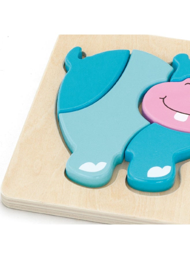 Viga Shape Block Puzzle - Hippo - Image 3