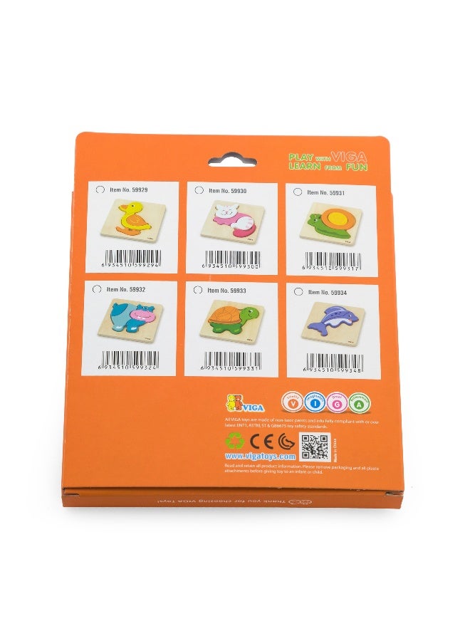 Viga Shape Block Puzzle - Hippo - Image 5
