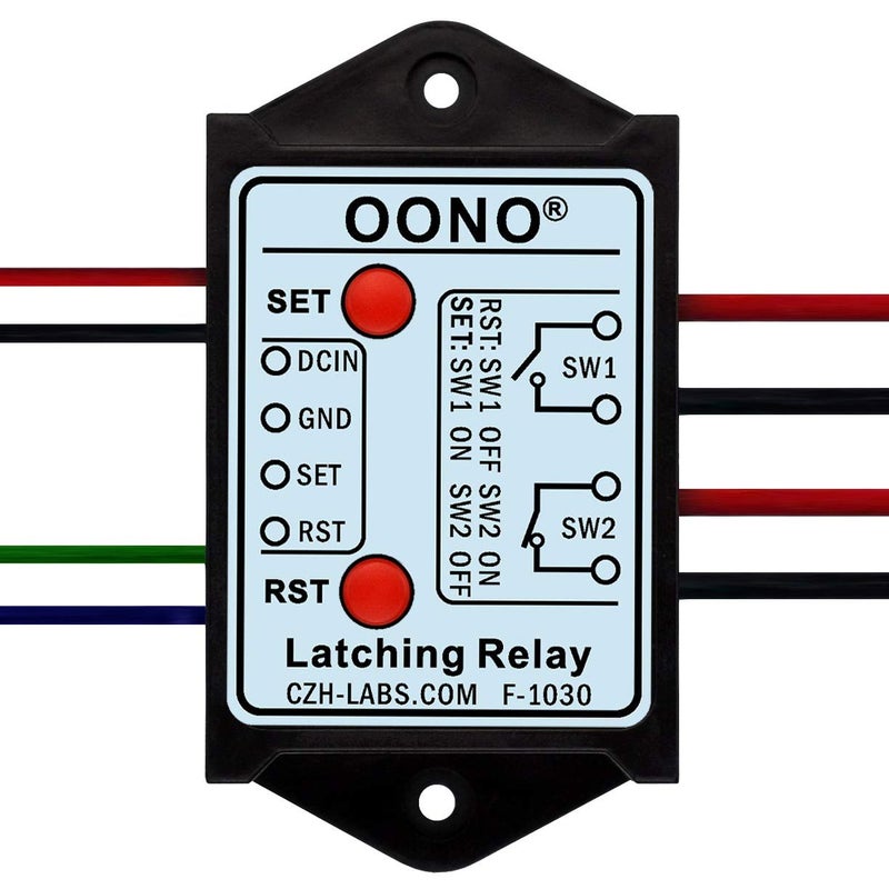 OONO DPST 1NO 1NC 8Amp Latching Relay Module (DC24V) - Image 1
