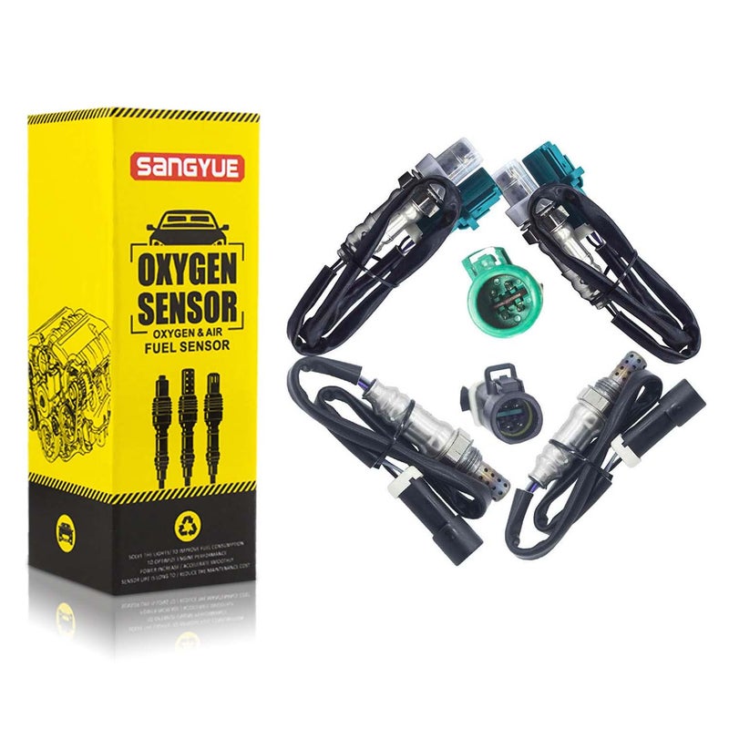 Sangyue Oxygen Sensor 1 Sensor 2 for Ford F150 20042008 42L 46L 54L Lincoln Mark LT 54L 20062008 Upstream Downstream 4PCS