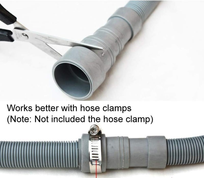lasenersm 1 Piece 4.9ft (1.5M) Universal Wash Machine Drain Extension Hose Washing Pipe Dishwasher - Image 4