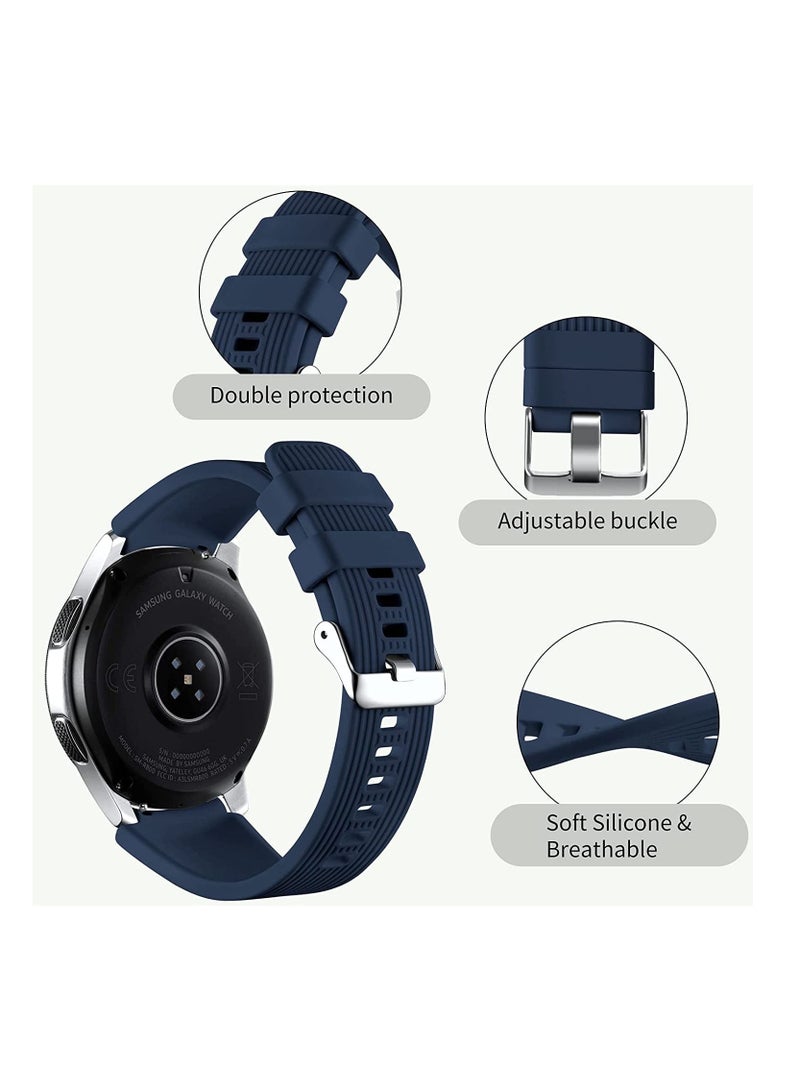 22mm Silicone Wrist Band Strap for Samsung Galaxy Watch 46mm SM-R800 Smartwatch Replacement Bracelet Watchband Strap - Image 3