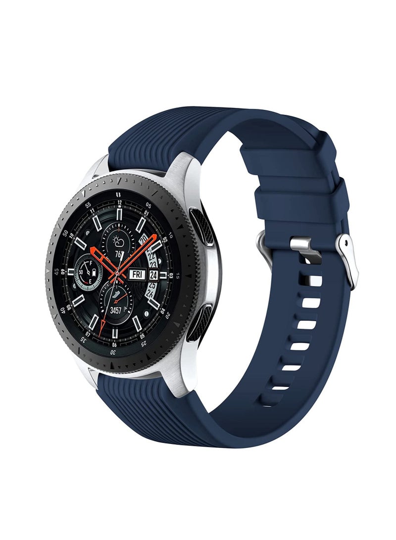 22mm Silicone Wrist Band Strap for Samsung Galaxy Watch 46mm SM-R800 Smartwatch Replacement Bracelet Watchband Strap - Image 1