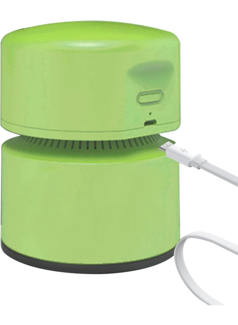 Generic Mini Desk Vacuum Cleaner USB Rechargeable Cordless Handheld 2 Speed 360 Degree Suction 120 Minute Runtime Auto Off Portable Desktop Cleaner for Keyboard Office Home Car School  - Image 2