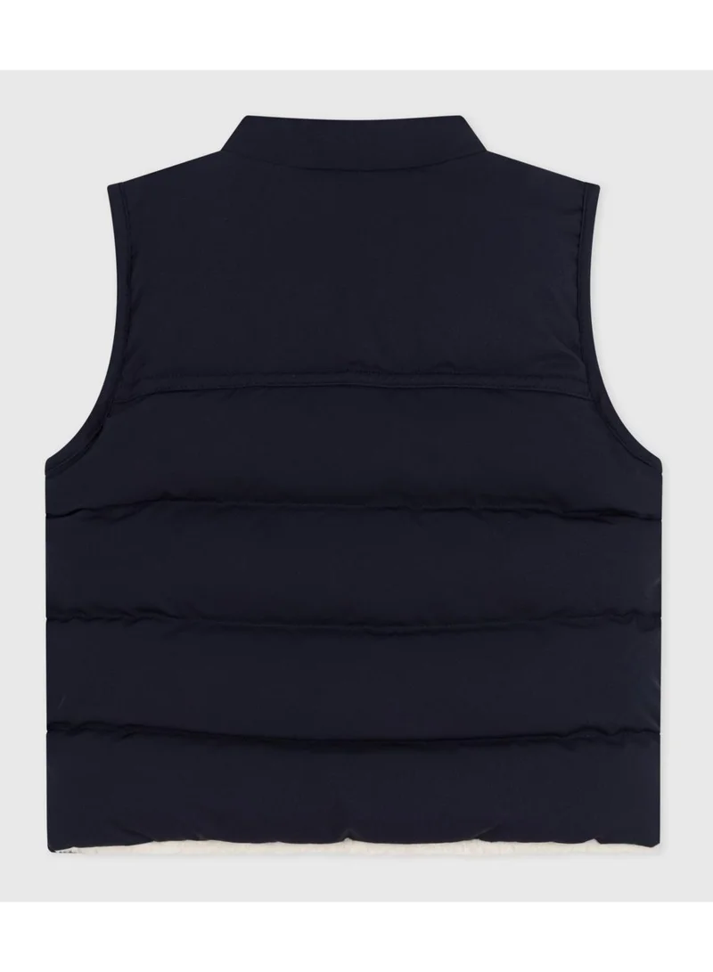Petit Bateau Baby's reversible sleeveless puffer jacket