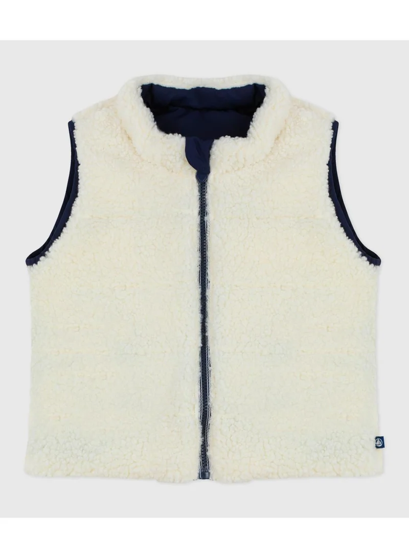 Petit Bateau Baby's reversible sleeveless puffer jacket