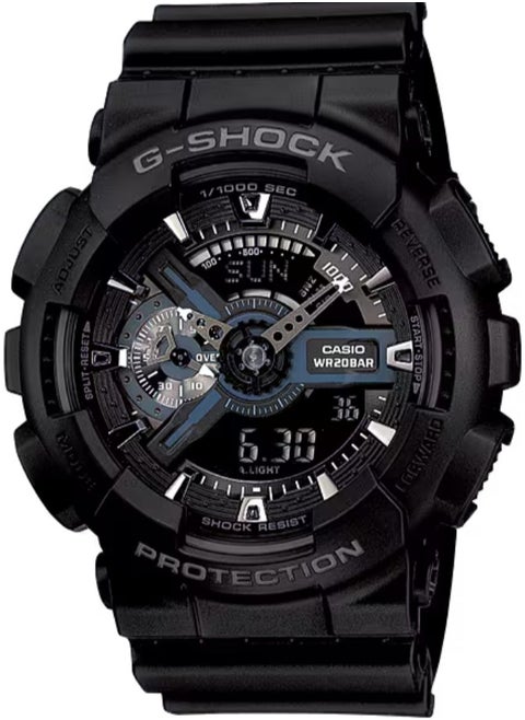 G-Shock Black Men's Watch Fashion Analog Digital Quartz Watch GA-110-1B