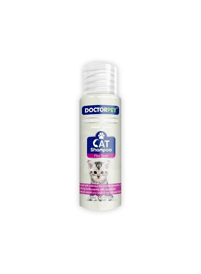 DoctorPet Flax Seed Cat Shampoo - 30ML